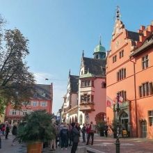 Silvesterspaziergang durch Freiburg - Gässle, Bächle und das Münster