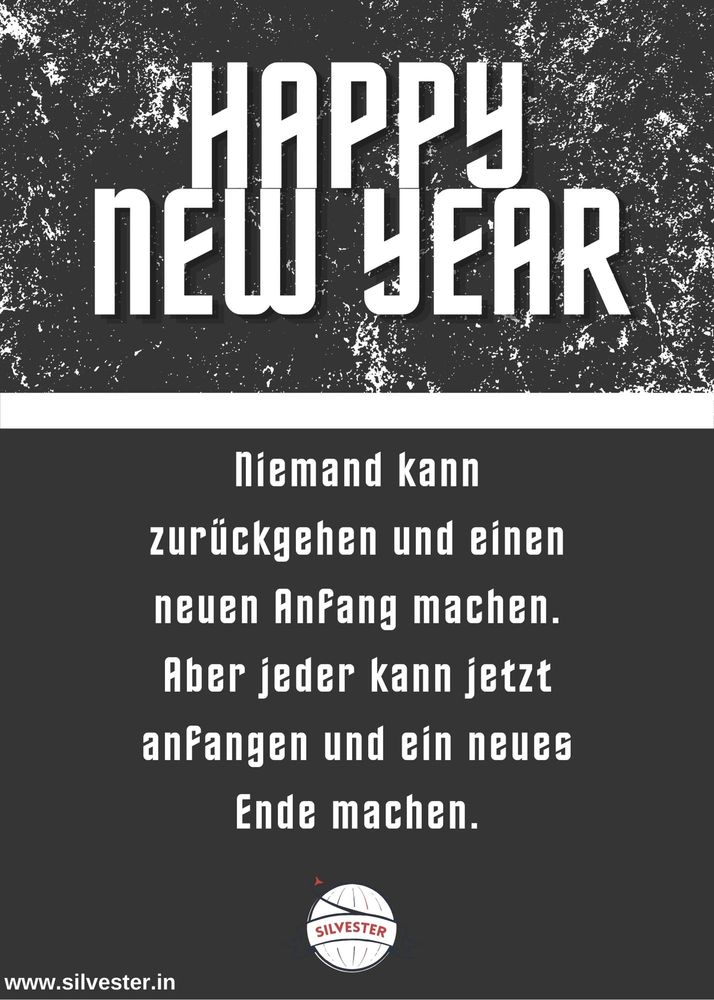 "Niemand kann zurück gehen und einen neuen Anfang machen, aber jeder kann jetzt anfangen und ein neues Ende machen!"