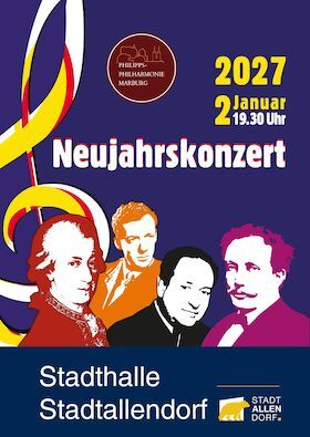 Neujahrskonzert 2027 in der Stadthalle Stadtallendorf