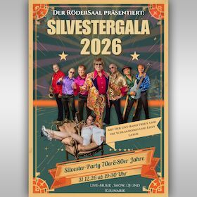70er & 80er Silvestergala 2026/27 im Rödersaal