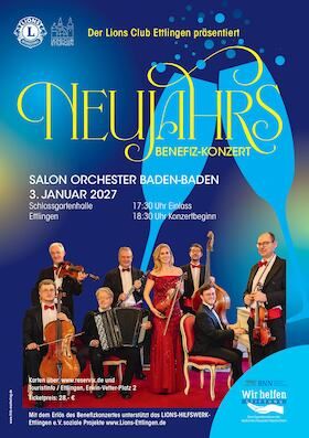 Neujahrskonzert 2027 in der Schlossgartenhalle Ettlingen