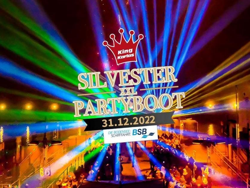 SILVESTERPARTYBOOT XXL 31.12.22 in Friedrichshafen
