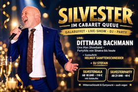 Silvesterfeier 2026/27 im Cabaret Queue in Dortmund