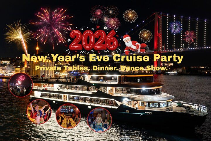 Silvester-Dinner-Schifffahrt 2026/27 auf dem Bosporus