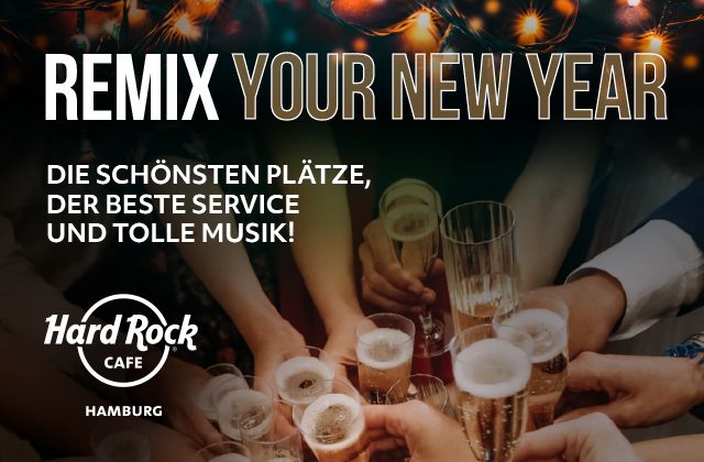 Silvesterparty 2024/2025 im Hard Rock Cafe Hamburg