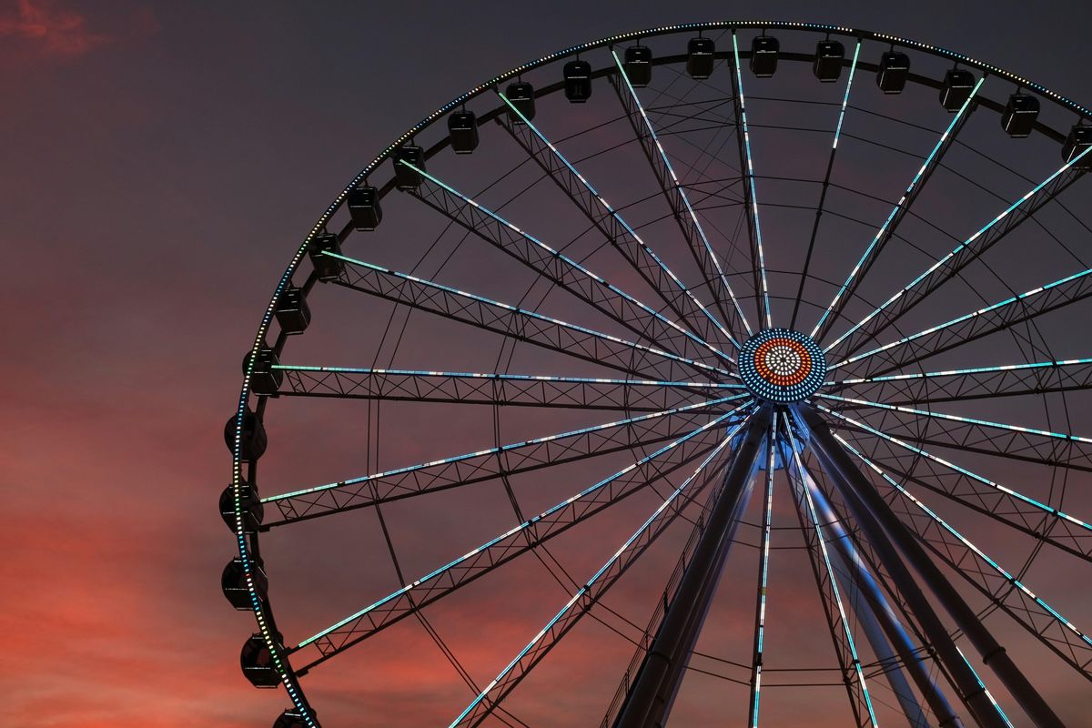 Silvesterparty - am Riesenrad in Warnemünde