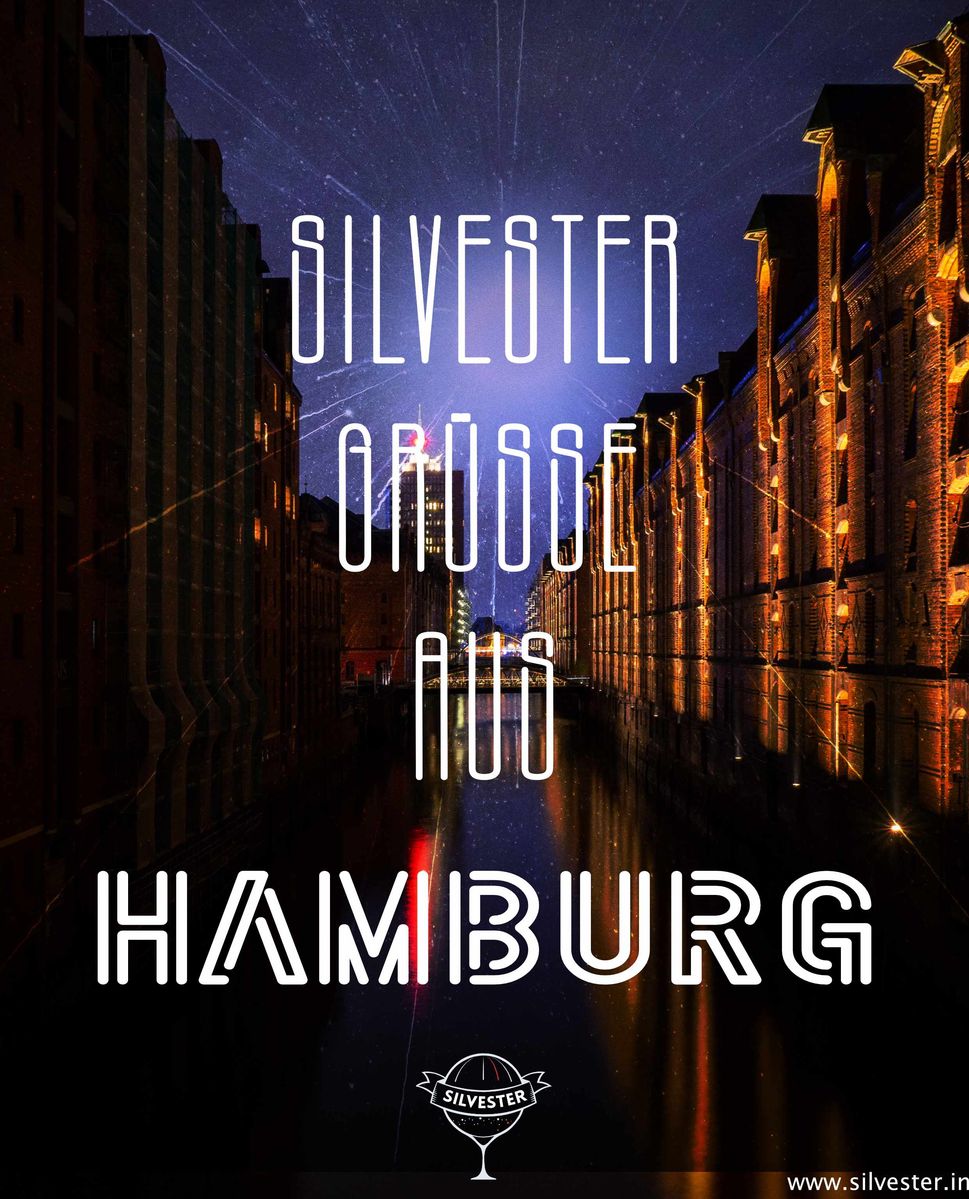 Frohes neues Jahr aus der Hansa-Stadt Hamburg!