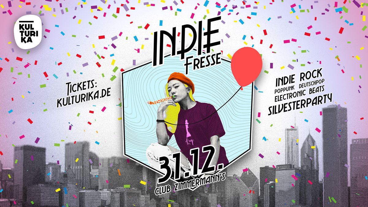 Indie Fresse Silvester Party im Club Zimmermanns 2023/2024