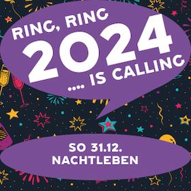 Ring, Ring... 2024 is calling! - Silvesterparty direkt in der Frankfurter Innenstadt