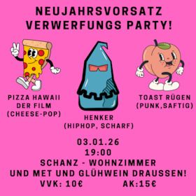 Der Henker & Friends – Neujahrsvorsatzverwerfungsparty 2026 in Mühlheim am Main