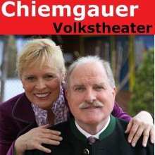 Flyer der Silvesterveranstaltung: Chiemgauer Volkstheater Stadttheater Lindau 2023/2024