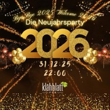 Neujahrsparty 2025/2026 im Klähblatt Pub Flensburg – Welcome 2026