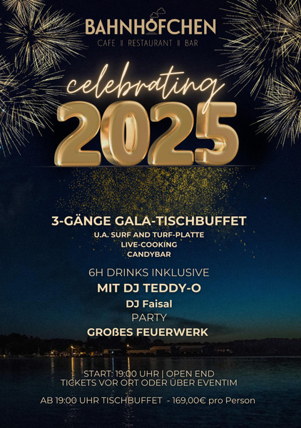 Silvesterveranstaltung: Celebrating 2025 im Bonner Bahnhöfchen