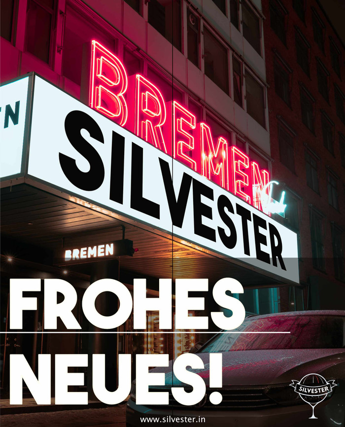 Lebst du in Bremen oder verbringst du den Jahreswechsel in der wunderschönen Hansestadt? Dann versende doch unsere Silvestergrüße an deine Liebsten und wünsche ihnen ein frohes Neues!