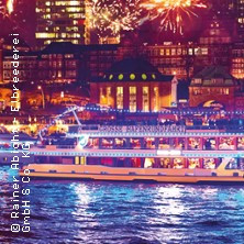 Flyer der Silvesterveranstaltung: Große Silvesterfeier 2025 in Hamburg auf dem Schiff MS Hanse Star