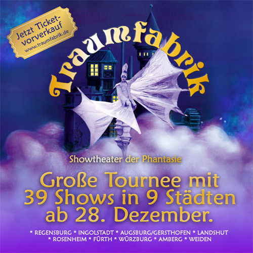 Silvesterveranstaltung: Traumfabrik an Silvester 2023 - eine Symphonie aus Artistik, Poesie, Humor und Schönheit!