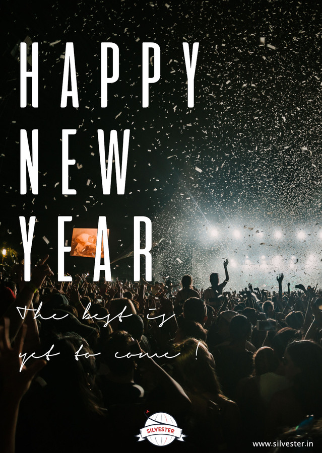 Das alte Jahr abschließen und das neue begrüßen - für viele geht das am besten mit einer großartigen Party mit jeder Menge guter Musik und den besten Freunden. Versende unsere Silvesterparty-Grußkarte zum Jahreswechsel an deine Liebsten und wünsche ihnen so per WhatsApp oder Email ein frohes, neues Jahr!