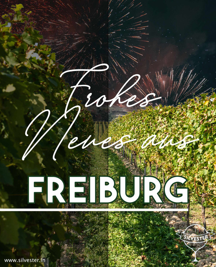 Gruß zum Jahreswechsel aus Freiburg
