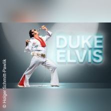 Flyer der Silvesterveranstaltung: Silvester Rock’n’Roll Dinner mit Duke Elvis 2025/26
