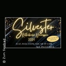 Flyer der Silvesterveranstaltung: Silvester in der Kulturkirche Neuruppin inklusive Silvesterbuffet