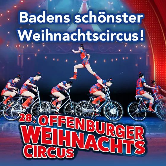 Silvesterveranstaltung:  28. Offenburger Weihnachtscircus 2025/26 – Magische Manege & spektakuläre Show