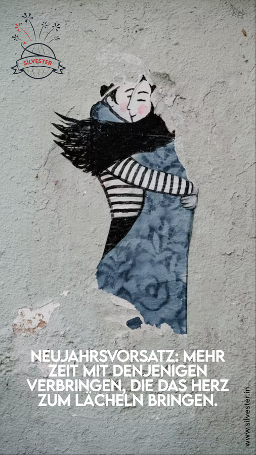 Neujahrsvorsatz: Mehr Zeit mit denjenigen verbringen, die das Herz zum Lächeln bringen