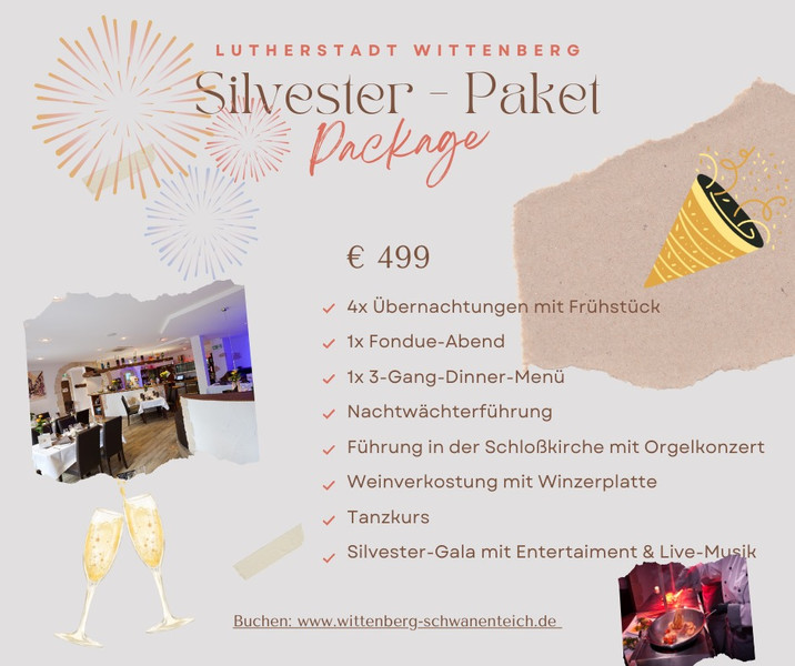 Silvesterveranstaltung: Silvester 2024/2025 "Am Schwanenteich" - Jahresausklang vom 28.12.2024 bis 01.01.2025