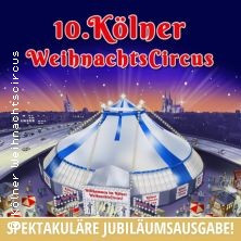 Flyer der Silvesterveranstaltung: Kölner Weihnachtscircus 2025