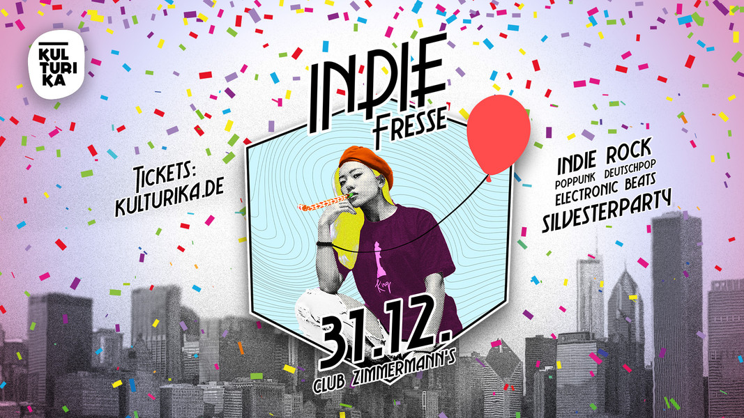 Silvesterveranstaltung: Indie Fresse Silvester Party im Club Zimmermanns 2023/2024