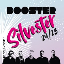 Flyer der Silvesterveranstaltung: Silvester 2024 mit Booster im REDBOX in Mönchengladbach