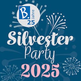 Flyer der Silvesterveranstaltung: All-Inclusive-Silvesterparty 2025 im Bürgersaal Waren