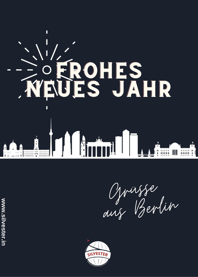 Frohes neues Jahr aus aus Berlin