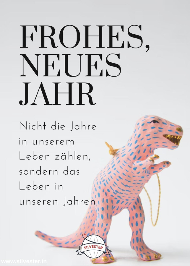 "Nicht die Jahre in unserem Leben zählen, sondern das Leben in unseren Jahren." - Frohes neues Jahr und einen guten Rutsch mit dieser nachdenklichen und inspirierenden Grußkarte!