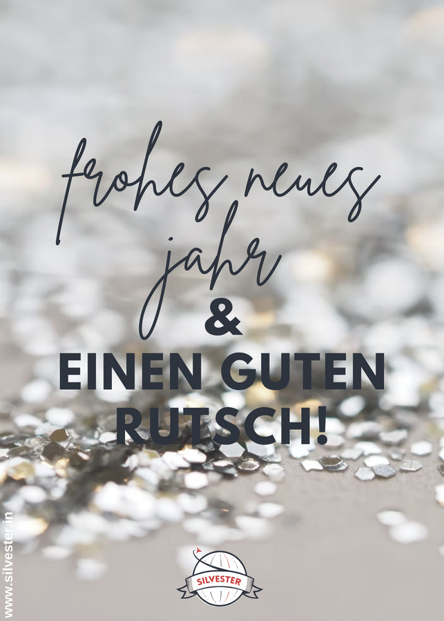 Wünscht euren Liebsten ein frohes neues Jahr und einen guten Rutsch mit dieser Konfetti-Grußkarte!