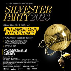 Silvesterveranstaltung: Silvesterparty 2023 in der Kongresshalle Gießen 