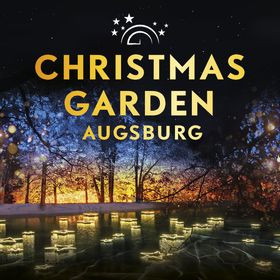 Flyer der Silvesterveranstaltung: Lichterzauber im Zoo: Der Christmas Garden Augsburg lädt ein