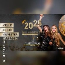 Flyer der Silvesterveranstaltung: Celle feiert Silvester im Stadtpalais 