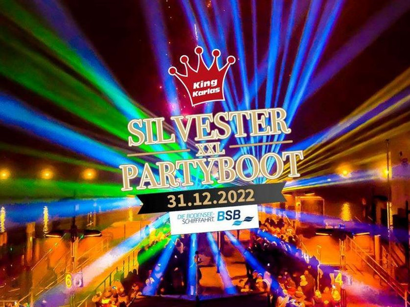 Silvesterveranstaltung: SILVESTERPARTYBOOT XXL 31.12.22 in Friedrichshafen