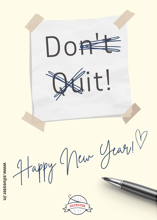Don't quit - Do it!
