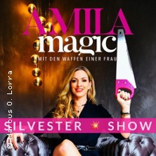 Flyer der Silvesterveranstaltung: Exklusive Silvestershow 2025 mit Amila im Suite Magic Theater Bochum