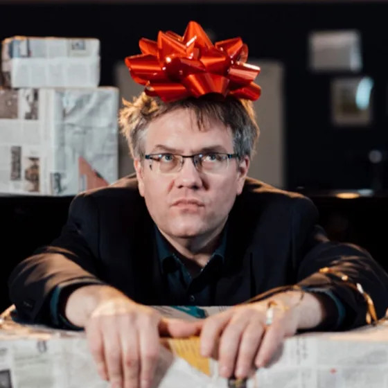 Flyer der Silvesterveranstaltung: Neujahrskabarett 2026 in Dortmund – Satire, Witz und ein prickelnder Jahresauftakt