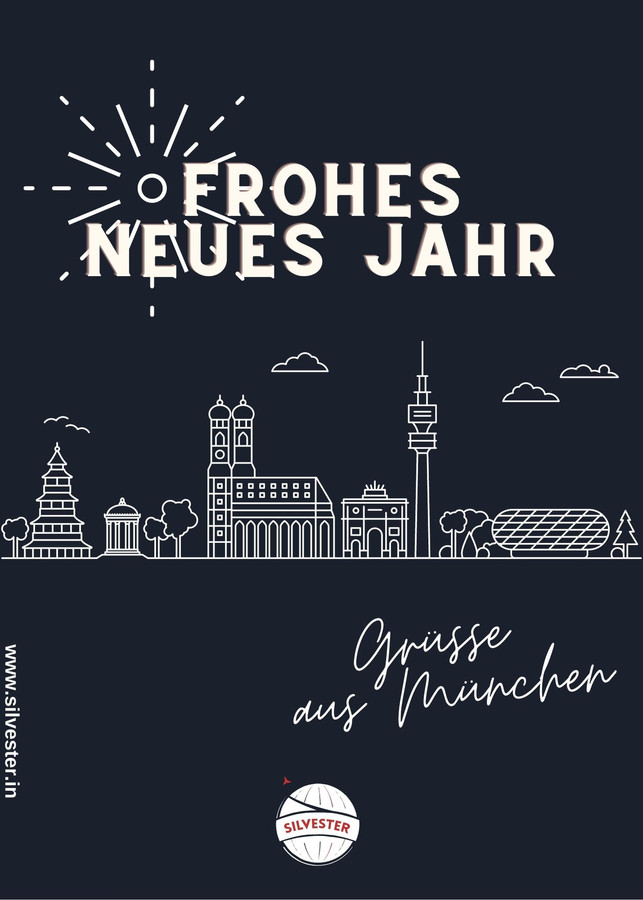 Frohes neues Jahr aus München