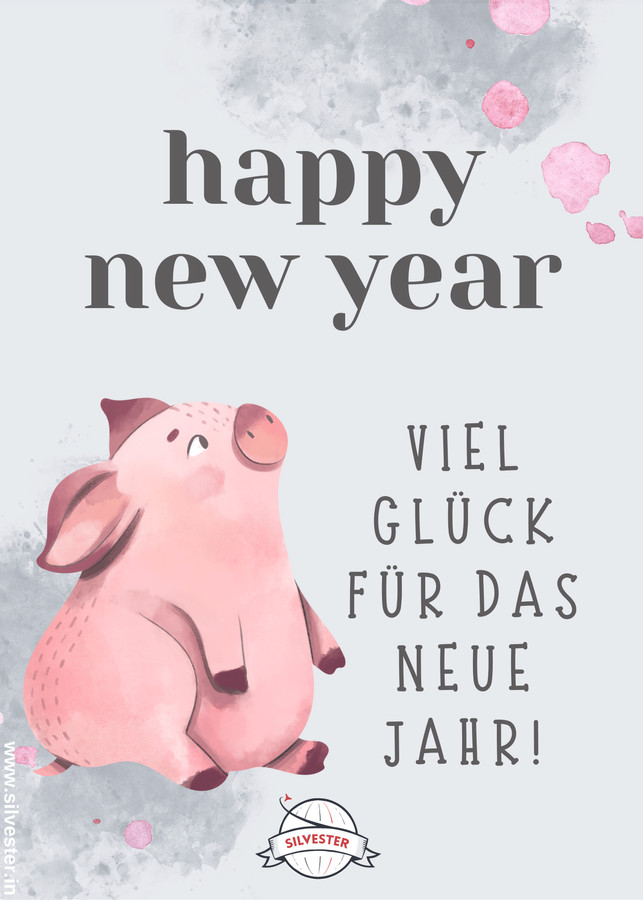 Viel Glück für das neue Jahr!