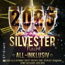 Flyer der Silvesterveranstaltung: Silvester Nacht 2024 im SCALA – Neubrandenburgs größte All-Inklusive-Party!