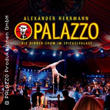Flyer der Silvesterveranstaltung: Silvester 2025 im Alexander Herrmann PALAZZO: Silvester Gala im Spiegelpalast Nürnberg