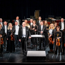 Flyer der Silvesterveranstaltung: Neujahrskonzert der Harzer Sinfoniker in Wolfenbüttel 2023/24