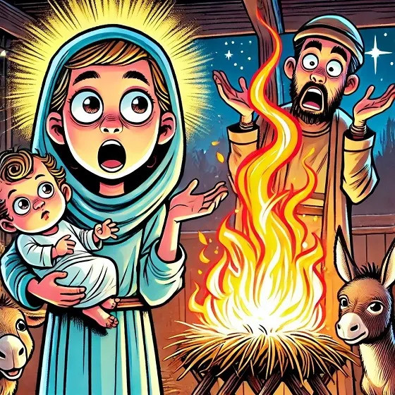 Maria, die Krippe brennt!! – Silvester-Komödie 2025 im ShowSpielhaus Hofheim