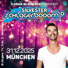 Flyer der Silvesterveranstaltung: Florian Silbereisen präsentiert: SILVESTER-SCHLAGERBOOOM 2026 – DIE WUNDERLICHTERSHOW!