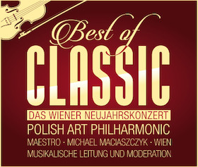 Flyer der Silvesterveranstaltung: Best of Classic - Das Wiener Neujahrskonzert 2025 in Potsdam