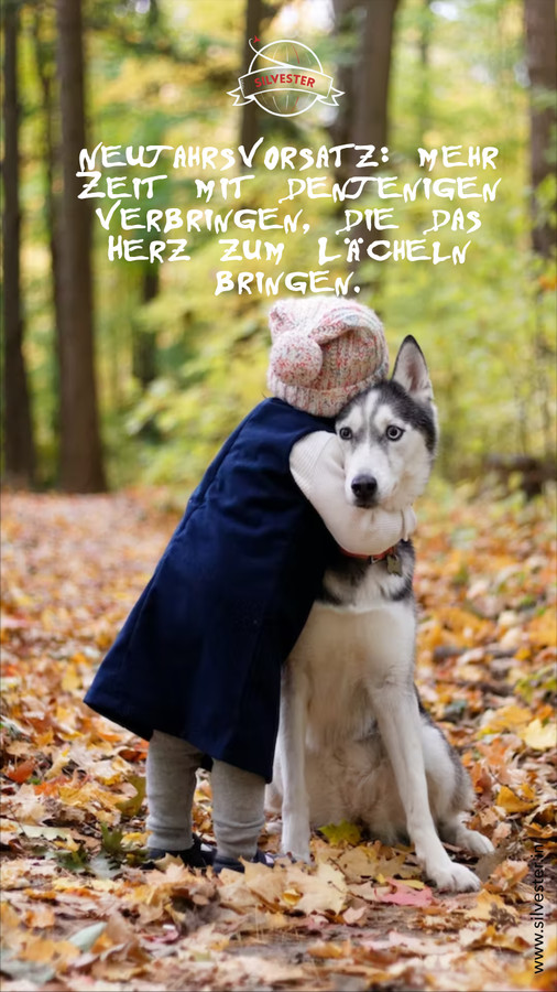 Neujahrsvorsatz: Mehr Zeit mit denjenigen verbringen, die das Herz zum Lächeln bringen 